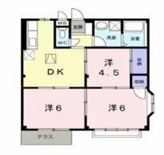 エルデム城南パートⅠ【1階】の間取り