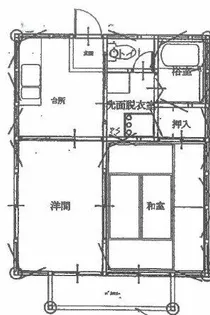 メゾン坂左右【1-C号室】の間取り