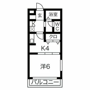 You Peace BldgIII【201号室】の間取り