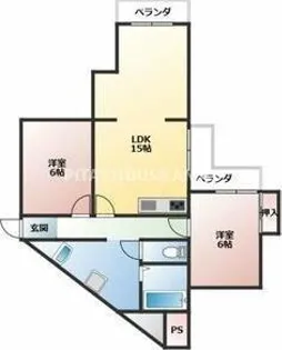恵善マンション【3階】の間取り