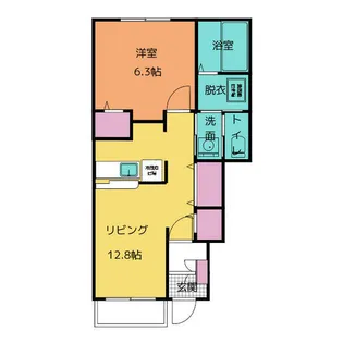 ルネサンス青山Ⅰ【1階】の間取り