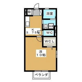 シャルマン Ⅱ【2階】の間取り