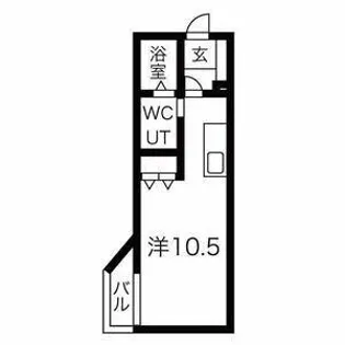 メゾン花【202号室】の間取り