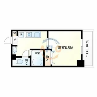 ル・パンタン【6階】の間取り