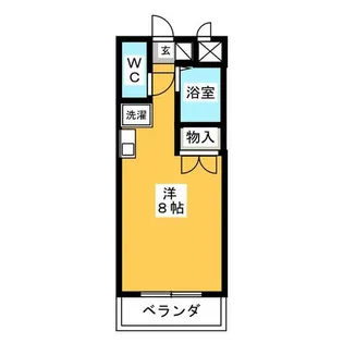 ホーメストつるまい【4階】の間取り