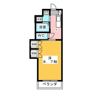 サンシャイン本山【2階】の間取り