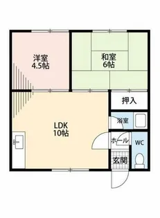 ハイツかみやま【201号室】の間取り