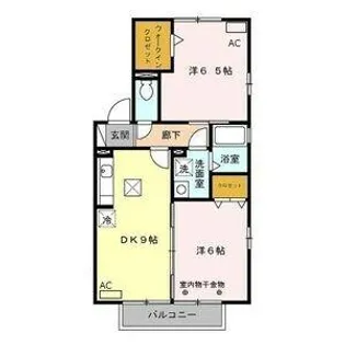 プレストンズ【1階】の間取り