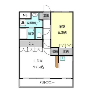G Forest N【1階】の間取り
