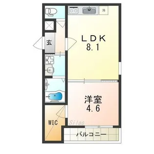 フジパレス泉佐野駅東Ⅰ番館【3階】の間取り