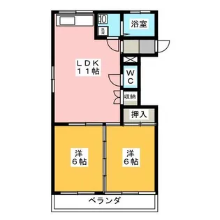 3DKの間取り画像