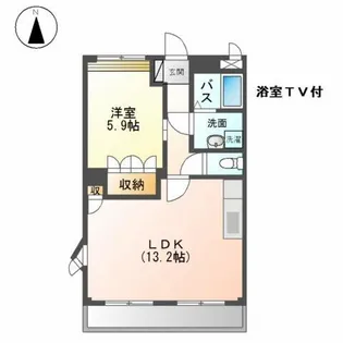 リュミエール【2階】の間取り