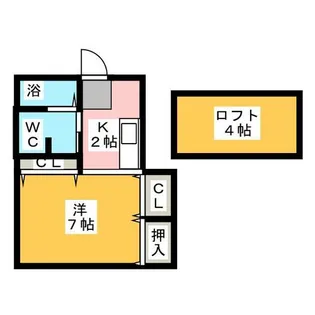 プリムロウズ【2階】の間取り