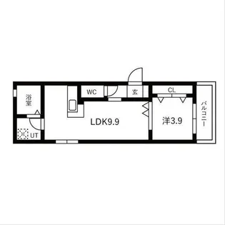 LeGioe東岡崎 (レジョイエ)【2階】の間取り