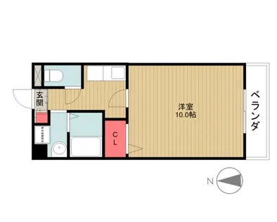 マ・メゾン池場【3階】の間取り