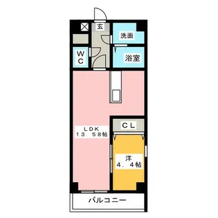 Primal千種stelo【12階】の間取り