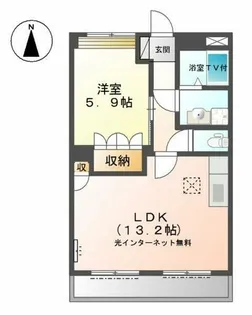 リュミエール【1階】の間取り