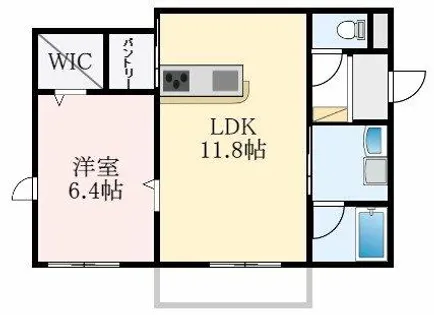 大阪府和泉市池田下町【アパート】の間取り