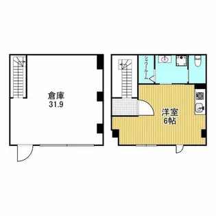 ラフマート今津【1階】の間取り