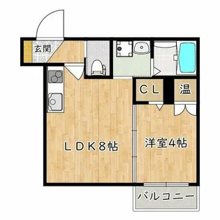 ソレーユ津久野Ⅰ【2階】の間取り