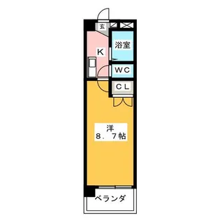 プロビデンス桜山【2階】の間取り
