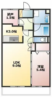 エコール・ド・松葉【2階】の間取り