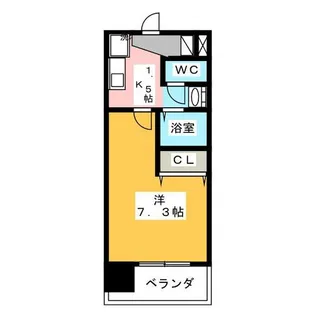 アレーズカシェート【10階】の間取り