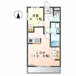 ルミナスⅠ番館【2階】の間取り