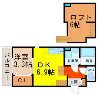 FAMILY STAGE道徳III(ファミリーステージ道徳III)【1階】の間取り