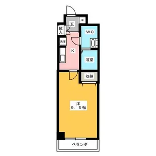岩塚テラス【4階】の間取り