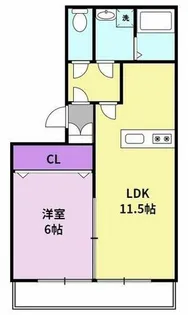 カトレアコート【106号室】の間取り