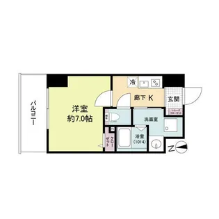 大阪府大阪市都島区内代町1丁目【マンション】の間取り