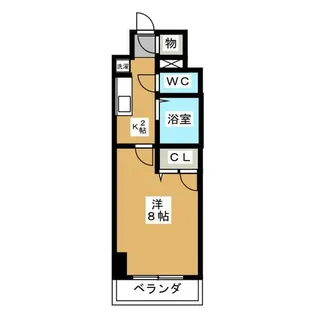 現代ハウス大須【6階】の間取り