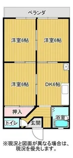 グランシエル秋月【306号室】の間取り