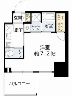アドバンス難波南ワイズ【2階】の間取り