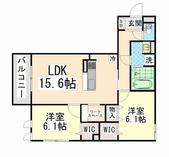 La Maison 高羽町【1階】の間取り