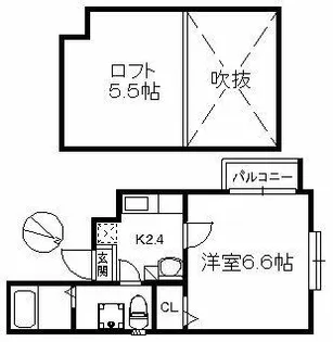 ソレイユⅠ【1階】の間取り