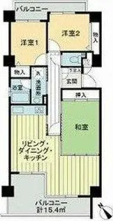 ライオンズマンション八事石坂【7階】の間取り