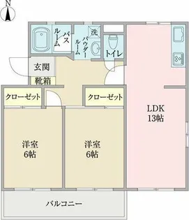 ユートピア南山【3階】の間取り