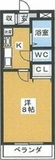 プライムステージK【1階】の間取り