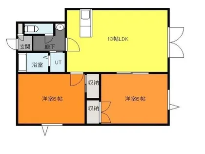 エピオスときわ【1階】の間取り