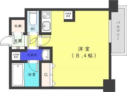 クレジデンス札幌・南4条【6階】の間取り