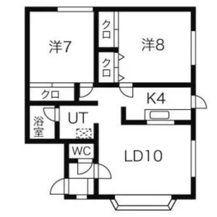 コニファーコート【2階】の間取り