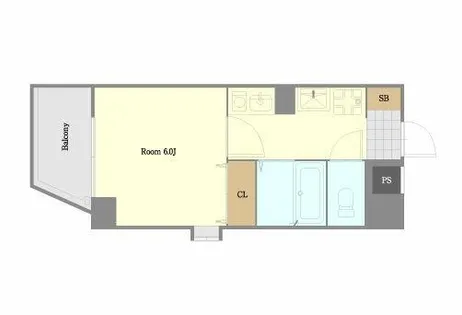 1Kの間取り画像