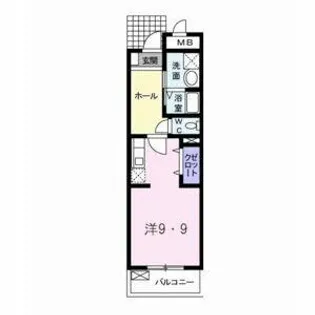 グランデ金谷【3階】の間取り