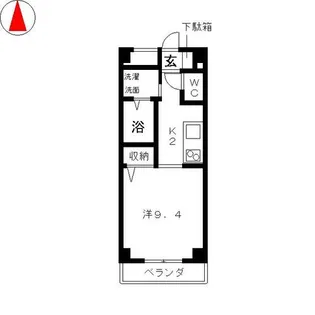 T-WEST【7階】の間取り