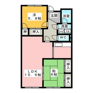 NOBLE・INAJIMA【1階】の間取り