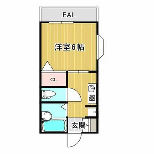 カーサ深井【2階】の間取り