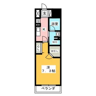 フレールコート東別院【12階】の間取り