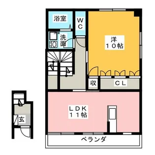 シャルム ガーデン【2階】の間取り